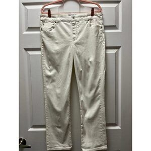 Ralph Lauren White Denim Sz 10